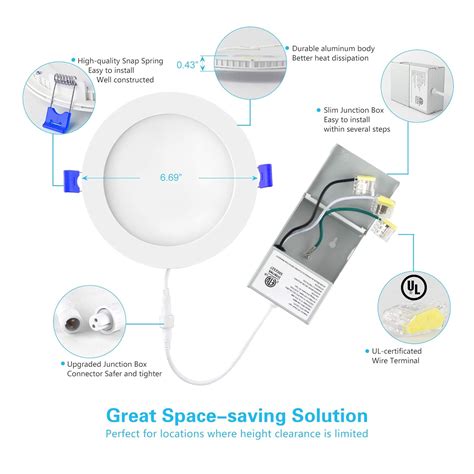 junction box recessed light cans|recessed lighting kit 6 pack.